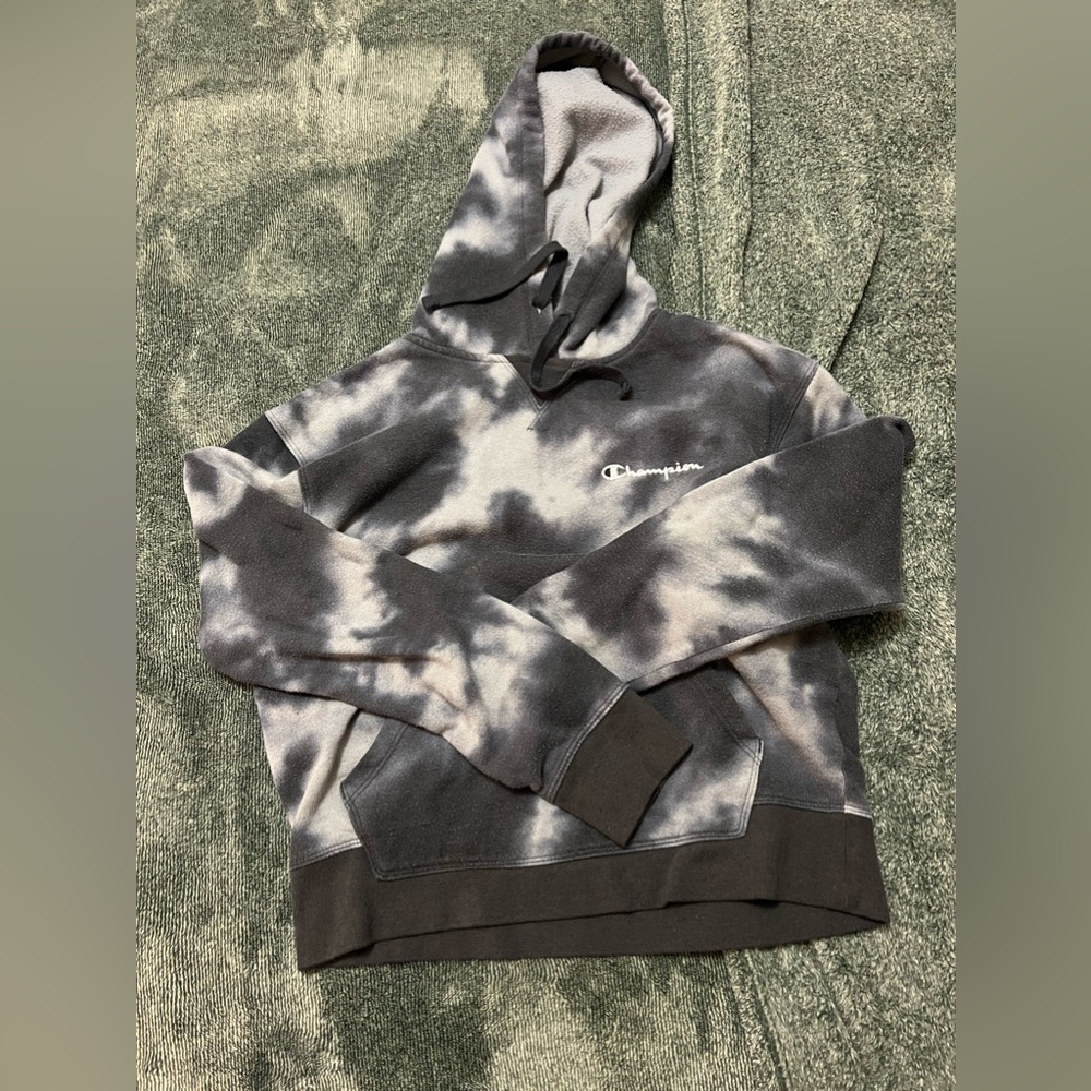 Blue Tie-Dye Champion Sweater